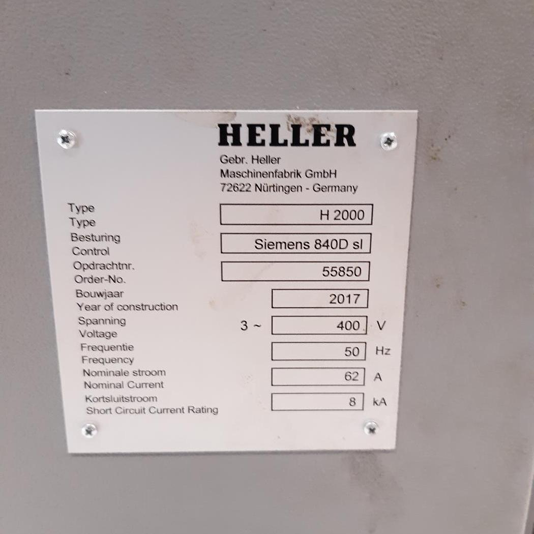 4-Achs-Bearbeitungszentrum HELLER H2000