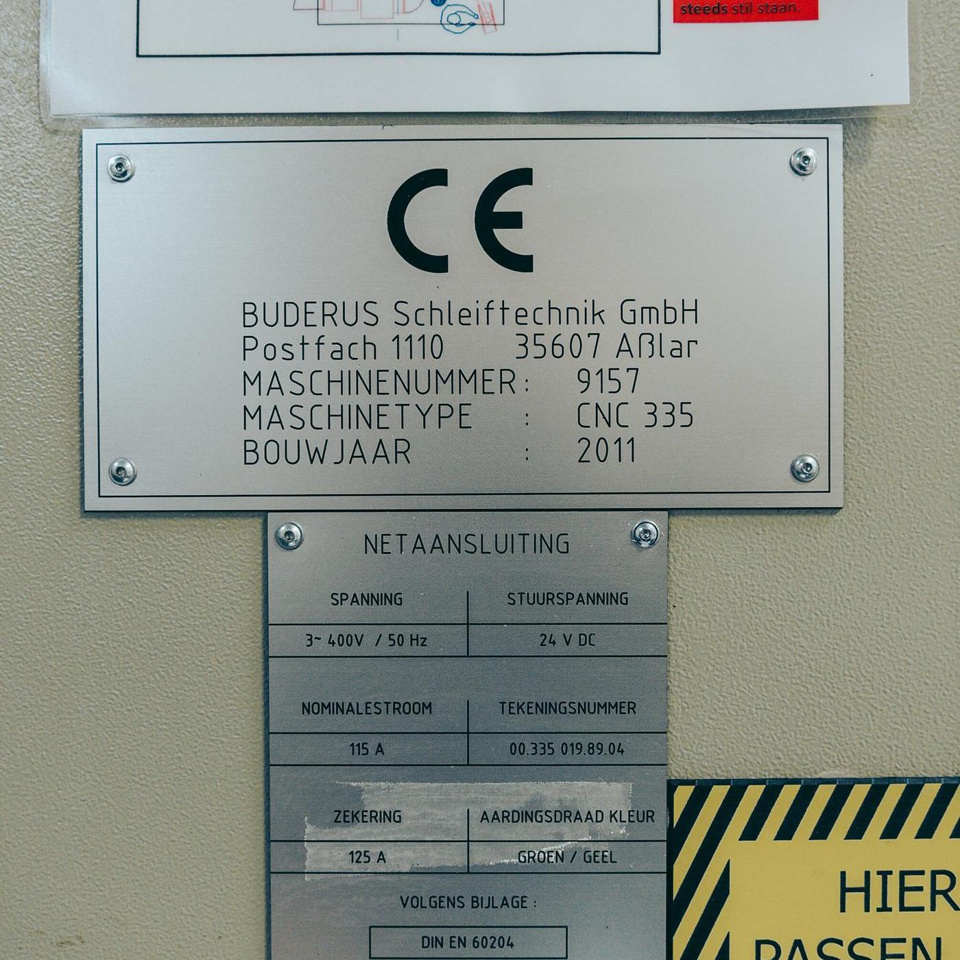 Grinding Machine BUDERUS CNC 335