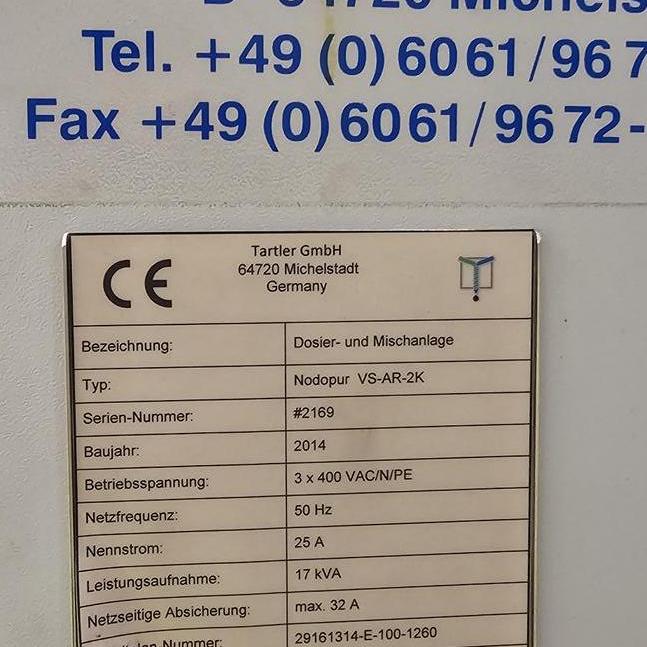 3.G Resin dosing